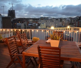 Barcelona sunny terrace