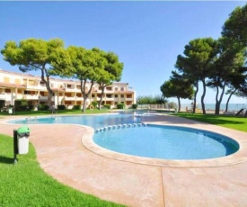 Apartment with 2 bedrooms in Alcanar with wonderful sea view shared pool enclosed garden 100 m from the beach