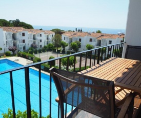 Apartamento en Calella de Palafrugell con vistas al mar, piscina y terraza