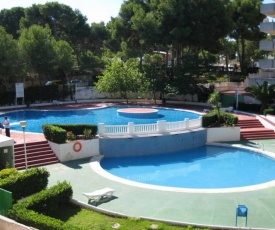 Apartment with 2 bedrooms in Salou with wonderful city view shared pool furnished balcony 300 m from the beach